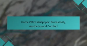 Home Office Wallpaper: Productivity, Aesthetics and Comfort