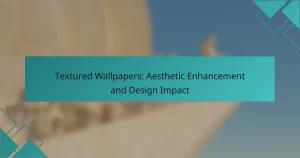 Textured Wallpapers: Aesthetic Enhancement and Design Impact